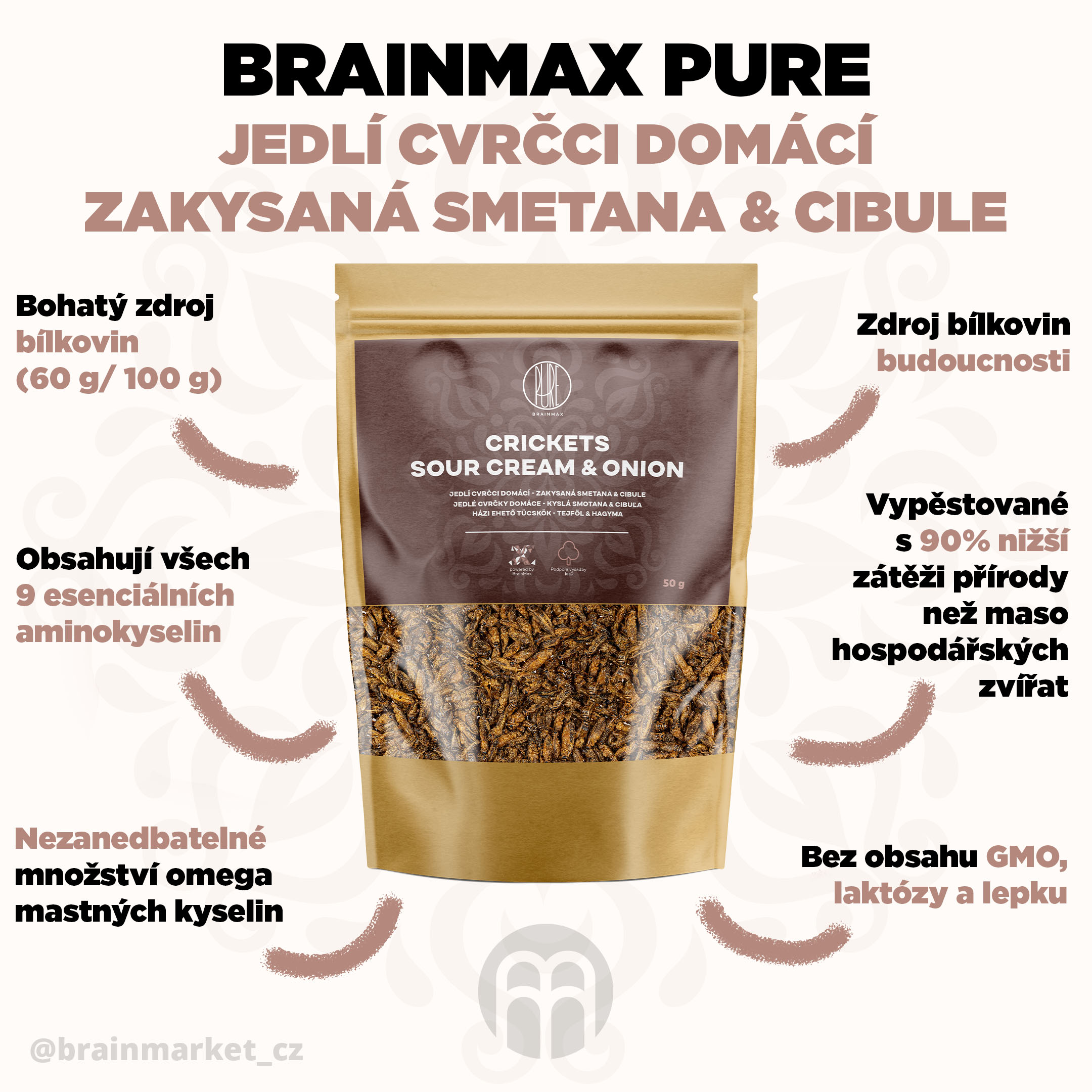 brainmax pure cream and onion infographics brainmarket CZ
